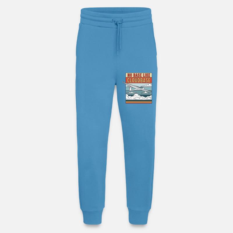 Pas de base comme Cloudbase - Pantalon de jogging bio décontracté fabriqué en UE -  Sol Blue