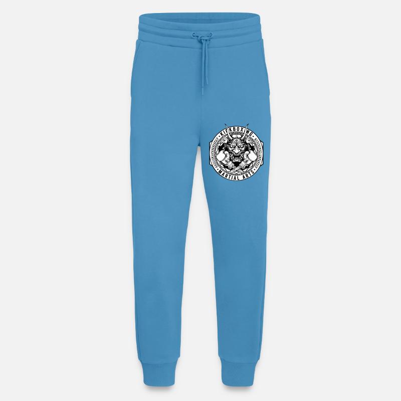 Kickbox Emblem Dämonenmaske - Jogginghose - made by SPREAD -  Sol Blue