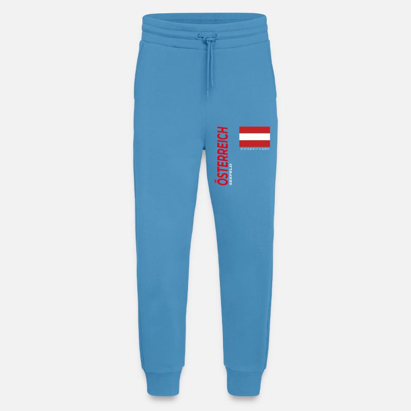 Seefeld - Pantalon de jogging bio décontracté fabriqué en UE - Sol Blue