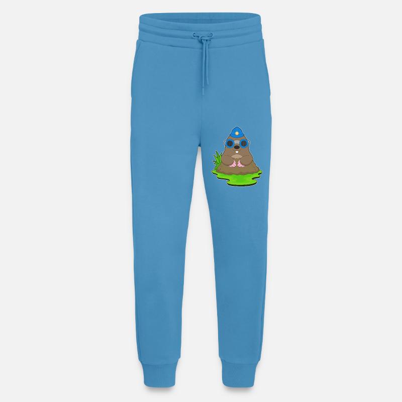 Mole Miner Mining Helmet Mining - Jogging Pants - made by SPREAD - Sol Blue