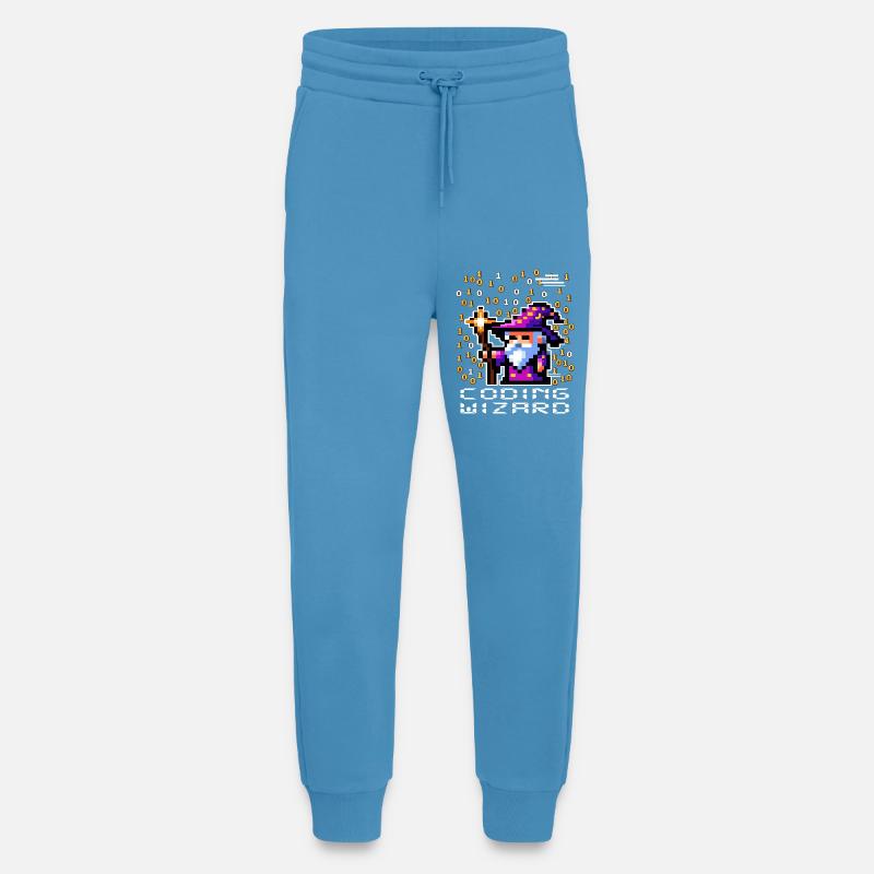 Wizard Pixel Code - Jogging Pants - made by SPREAD  -  Sol Blue
