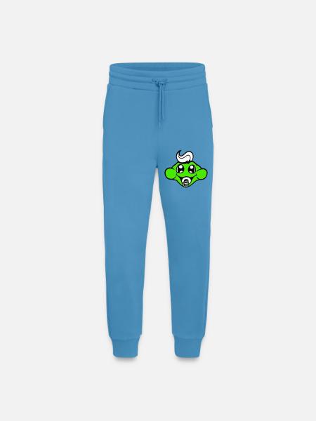 Frog Toad Baby Pacifier Mom Dad Child Family - Jogging Pants - made by SPREAD  -  Sol Blue
