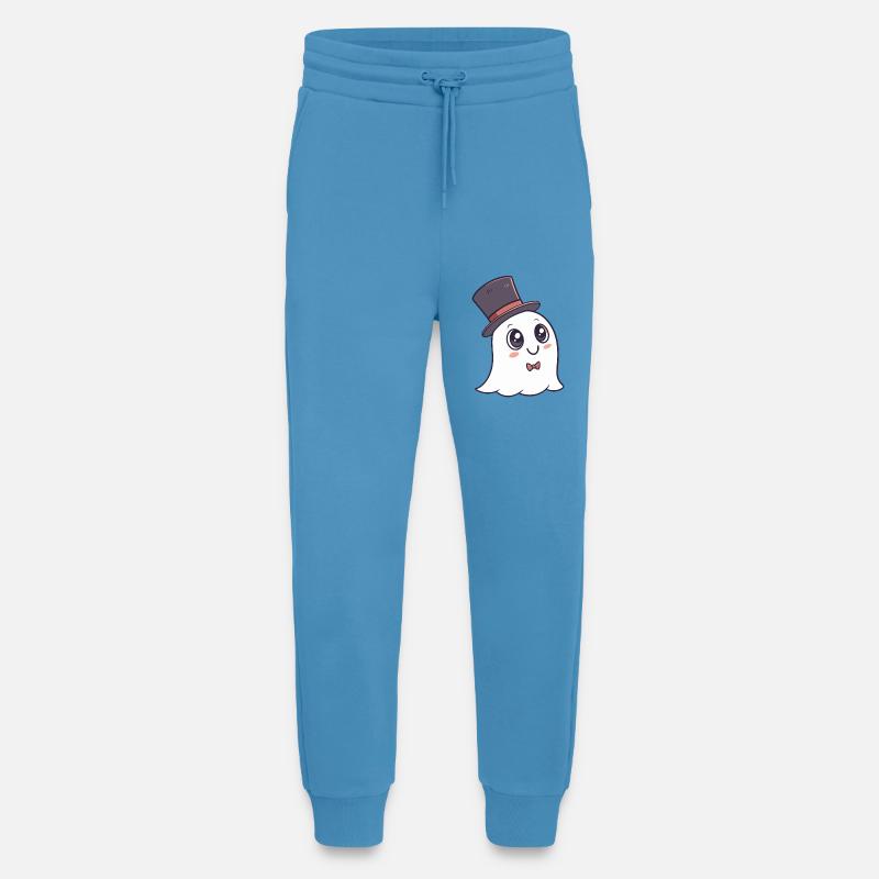 Chic Ghost Hat and Bow - Jogging Pants - made by SPREAD  -  Sol Blue