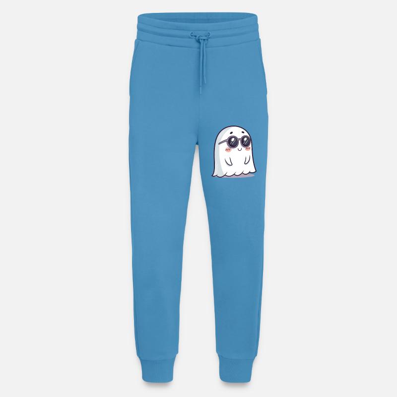 Ghost Chic Schwarze Cartoon-Brille - Jogginghose - made by SPREAD -  Sol Blue