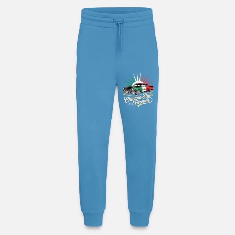 Chicano Forever Mexico Pride - Jogging Pants - made by SPREAD  -  Sol Blue