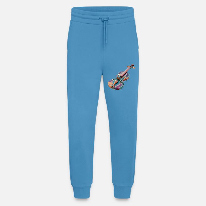 Regenbogen Geigen-Kunst - Jogginghose - made by SPREAD -  Sol Blue