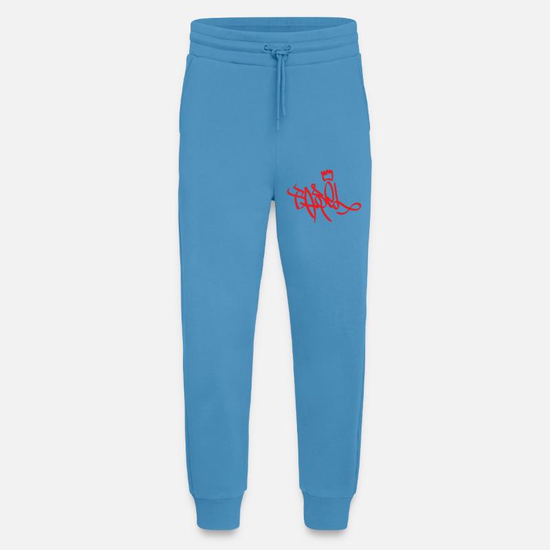 Royal Graffiti Handwriting Basel - Jogging Pants - made by SPREAD  -  Sol Blue
