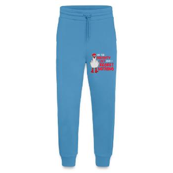 Sur la liste des vilains et je ne regrette rien Böse Möwe - Pantalon de jogging bio décontracté fabriqué en UE -  Sol Blue - Devant