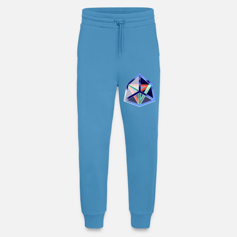 Geometrischer Move (Icy Cube) - Jogginghose - made by SPREAD -  Sol Blue