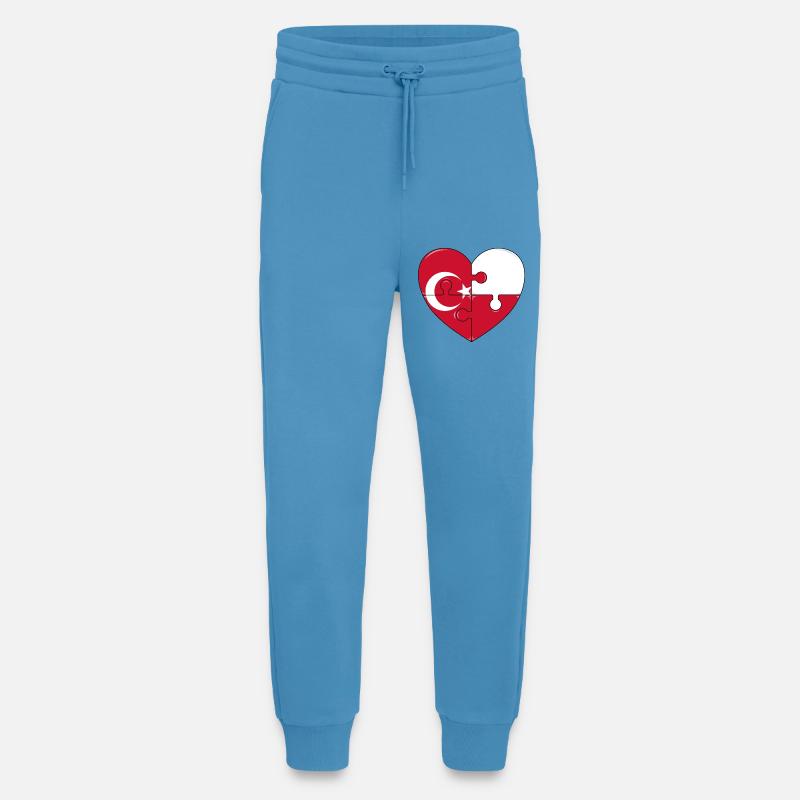 Puzzleherz Flaggenfusion - Jogginghose - made by SPREAD -  Sol Blue