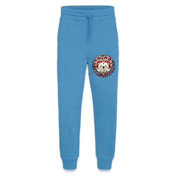 Heartlit Bear in Love Frame - Jogging Pants - made by SPREAD  -  Sol Blue - Front