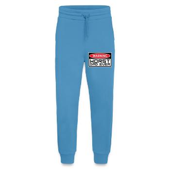 Worst Dad Ever Lustig Sarkastisch Vatertag Papa - Jogginghose - made by SPREAD -  Sol Blue - Vorne