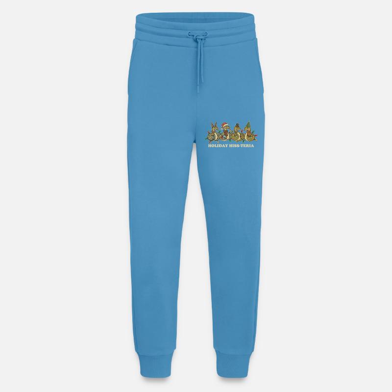 King Python Christmas Lights Gift - Jogging Pants - made by SPREAD  -  Sol Blue