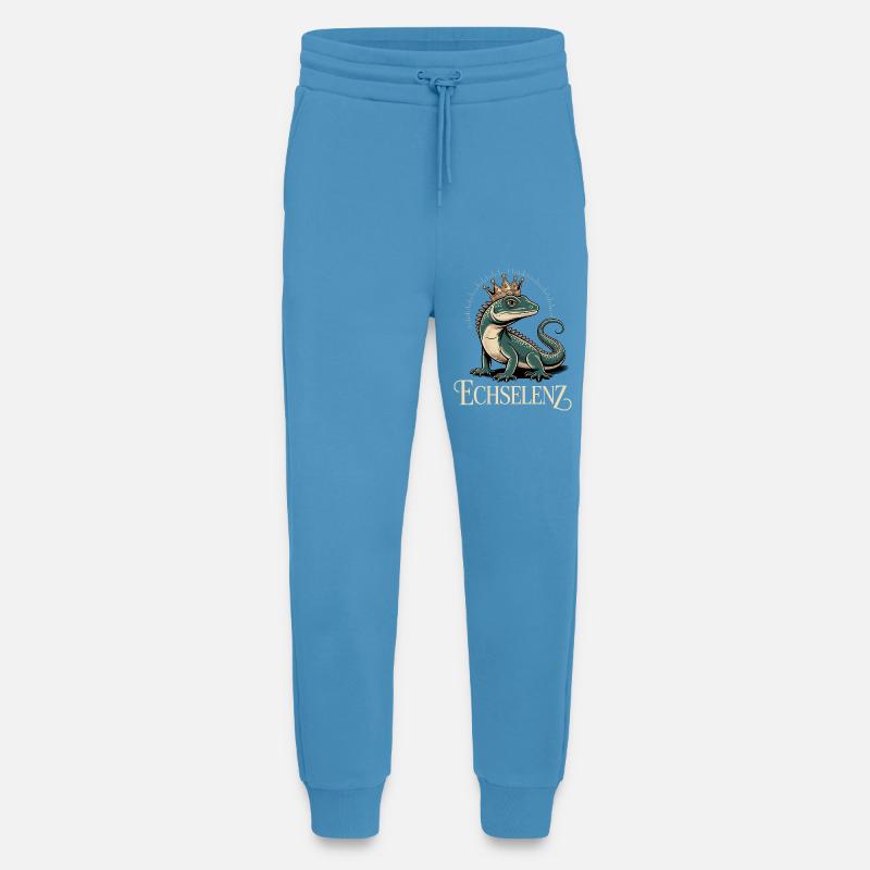 Echselenz Lustige Echse - Jogginghose - made by SPREAD -  Sol Blue