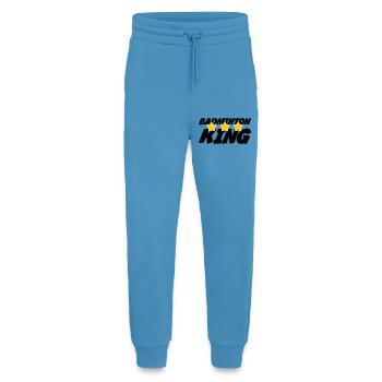 The King of Badminton - Jogging Pants - made by SPREAD  -  Sol Blue - Front