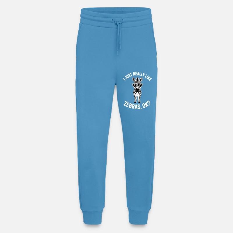 Zebra Saying Funny Zebra Gift - Jogging Pants - made by SPREAD  -  Sol Blue