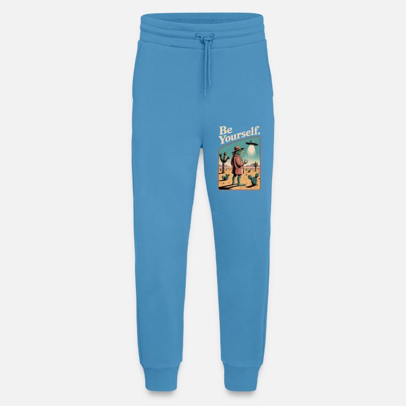 Be Yourself Cool Toad  - Jogging Pants - made by SPREAD  -  Sol Blue
