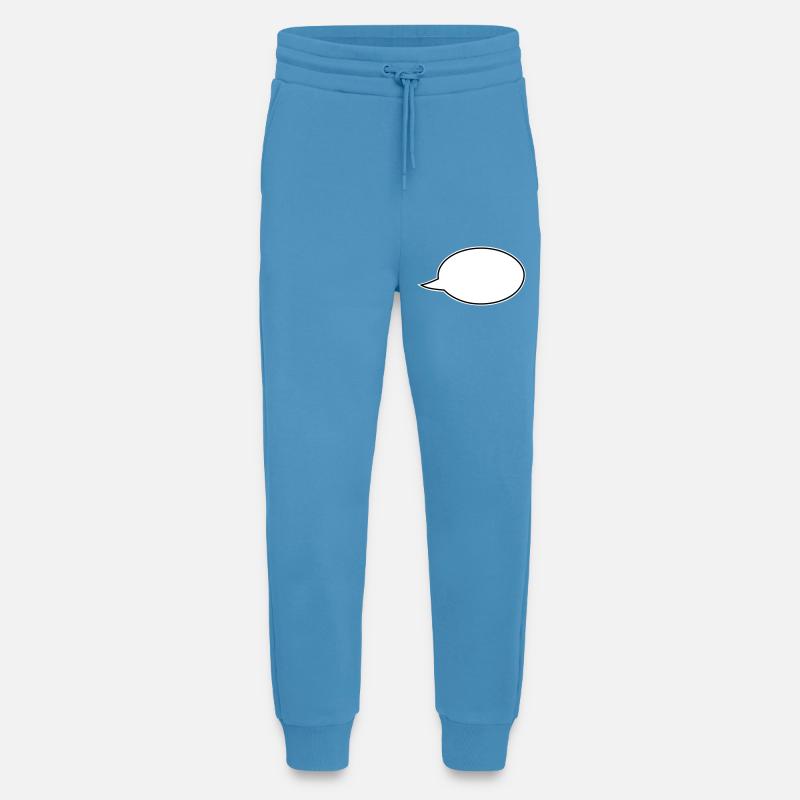 Speech bubble comic right - Jogging Pants - made by SPREAD  -  Sol Blue