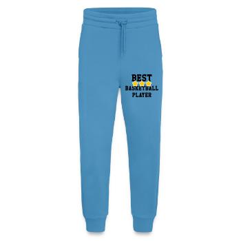 Meilleur basketteur du monde – champion sportif  - Pantalon de jogging bio décontracté fabriqué en UE -  Sol Blue - Devant