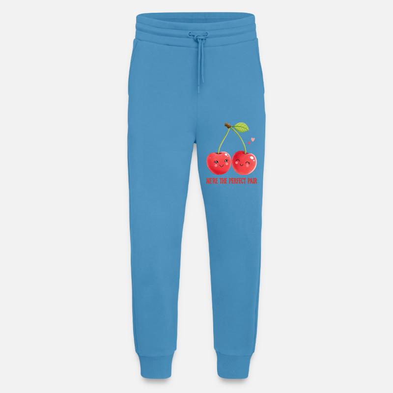Kirschen-Duo: Ein perfektes Paar Liebe - Jogginghose - made by SPREAD -  Sol Blue