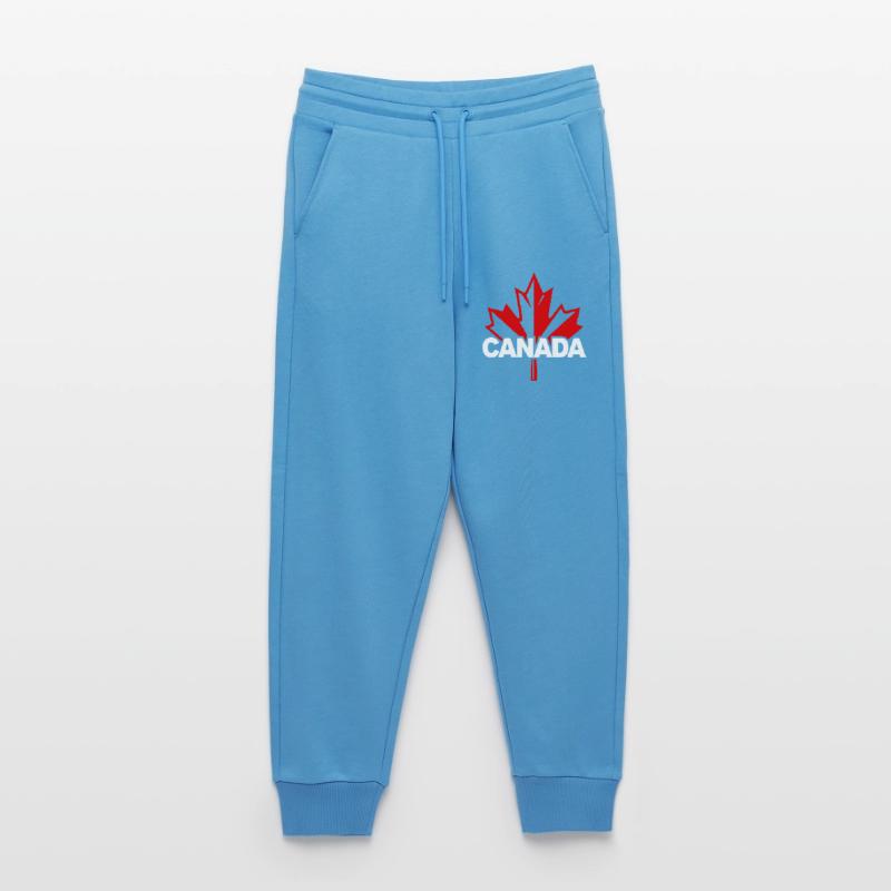 Red Maple Leaf Canada Logo Jogging Pants - made by SPREAD 
