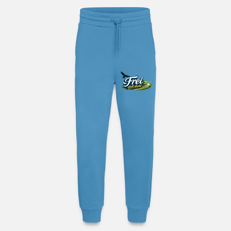 Frei statt Dicht – Nüchtern. Stark. Frei. - Jogginghose - made by SPREAD - Sol Blue