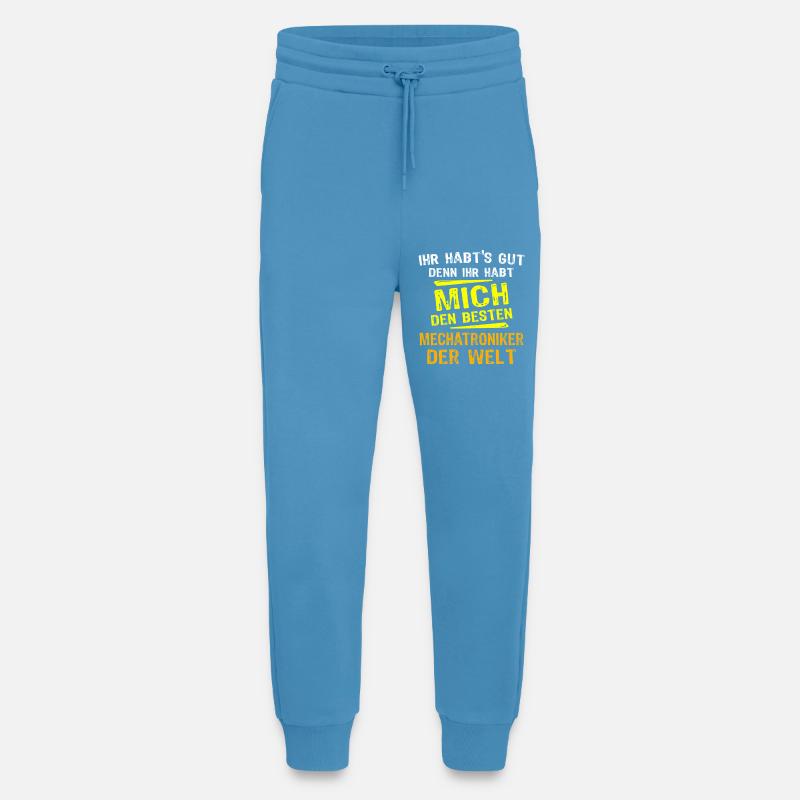 Mechatronics Technician Gift - Jogging Pants - made by SPREAD  -  Sol Blue