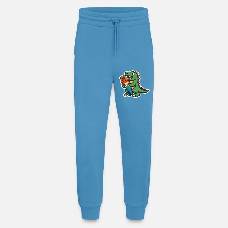 Schulkind Dino Einschulung Geschenk - Jogginghose - made by SPREAD -  Sol Blue