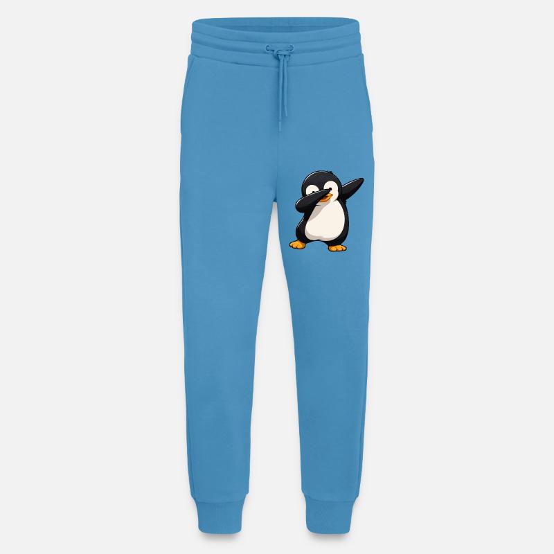 Dab Pinguin Comic - Jogginghose - made by SPREAD -  Sol Blue