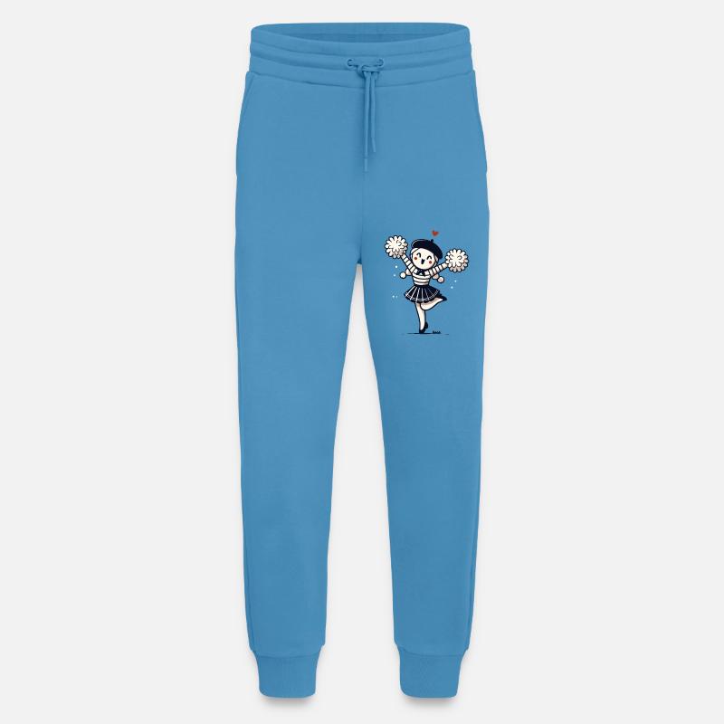 Niedliches Mädchen mit Pompons Pantomime - Jogginghose - made by SPREAD -  Sol Blue
