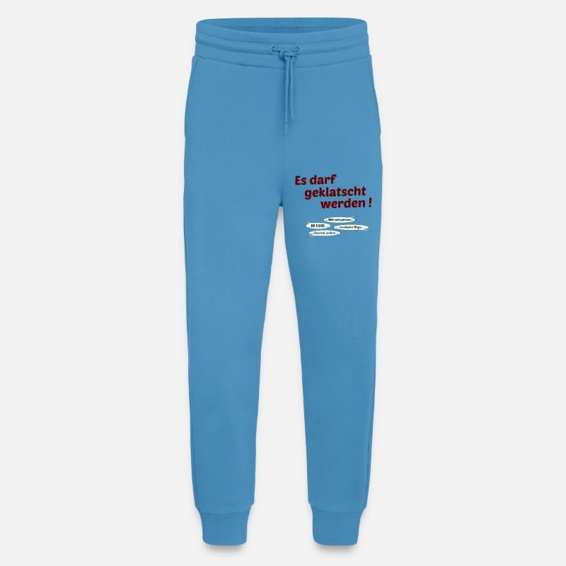 darf geklatscht werden - Jogginghose - made by SPREAD -  Sol Blue