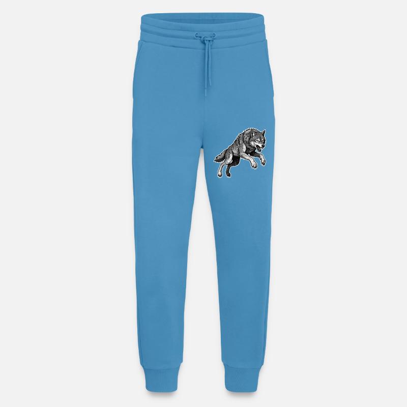 Wild Wolf Race Maskottchen Alpha Wolf - Jogginghose - made by SPREAD -  Sol Blue