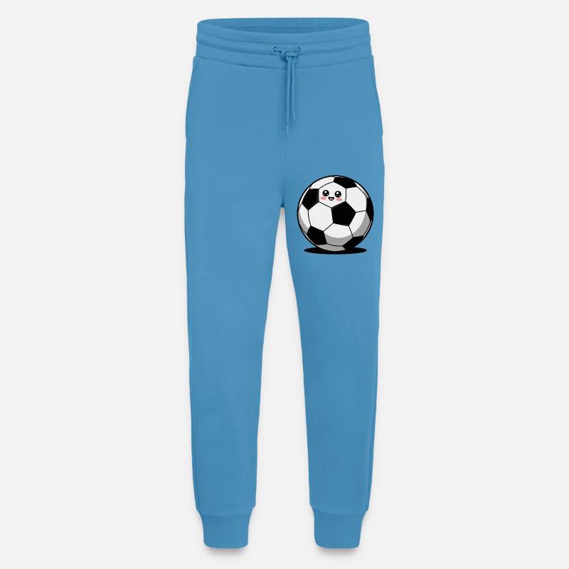 Fußball comic süß - Jogginghose - made by SPREAD -  Sol Blue