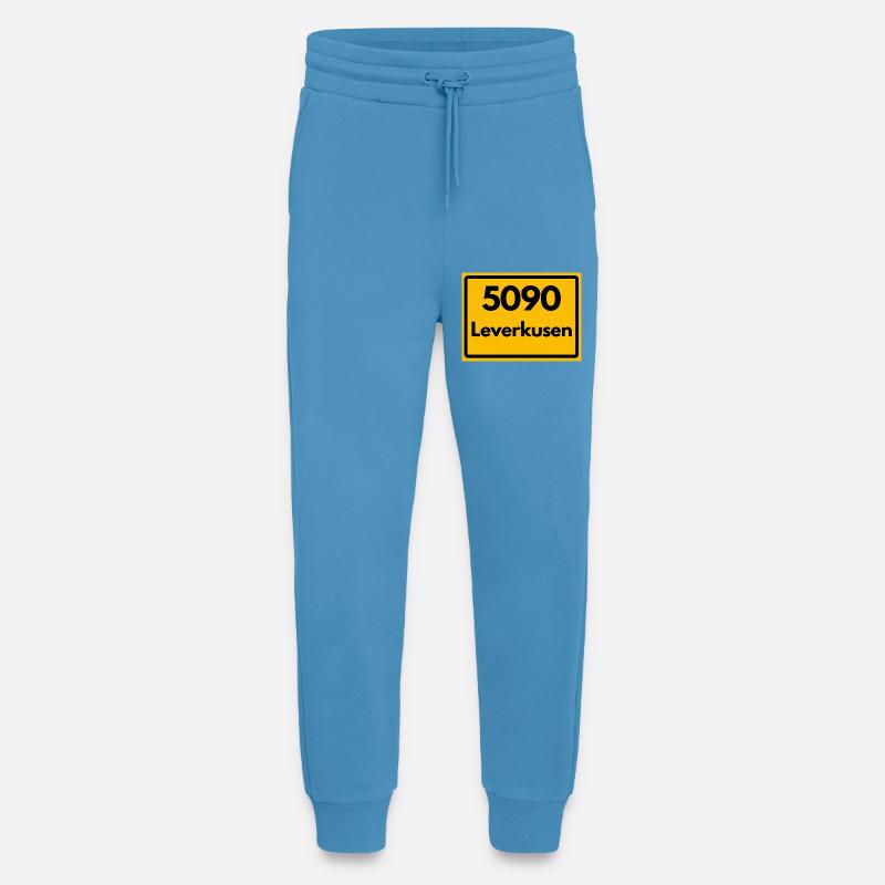 OLD POSTCODE POSTCODE RETRO 5090 LEVERKUSEN - Jogging Pants - made by SPREAD  -  Sol Blue