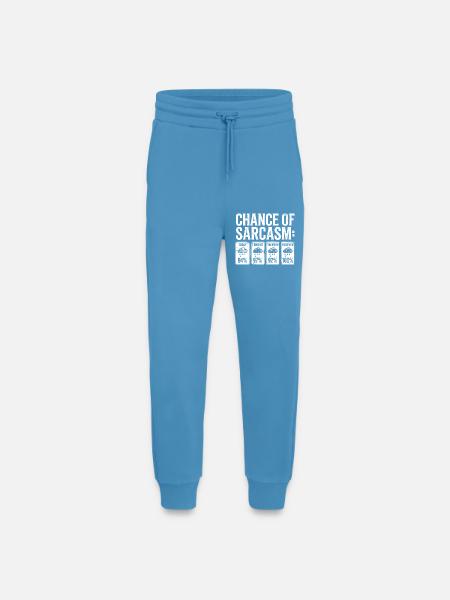 Sarcasm Probability Weather Display - Jogging Pants - made by SPREAD - Sol Blue