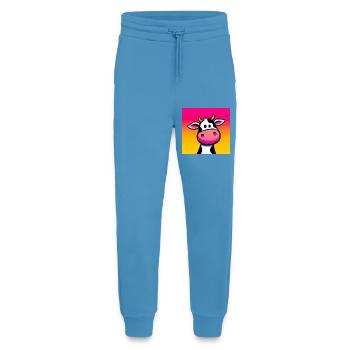 vache - Pantalon de jogging bio décontracté fabriqué en UE -  Sol Blue - Devant