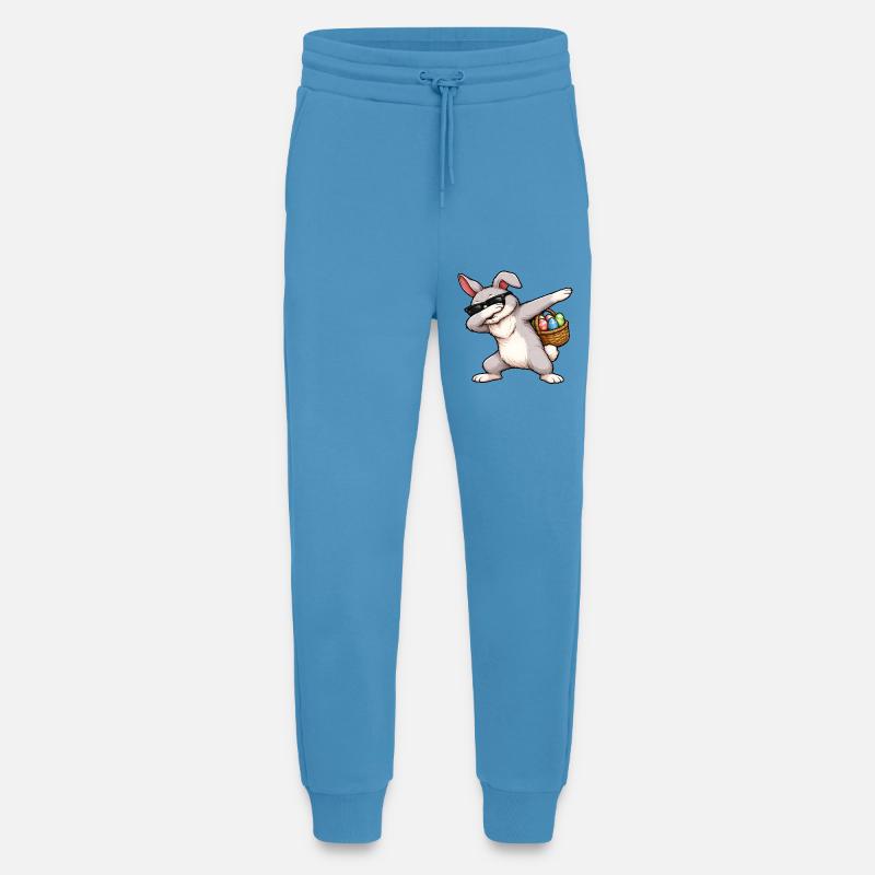 Dabbing Easter Bunny - Jogging Pants - made by SPREAD  -  Sol Blue