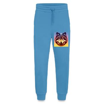 Wolf - Jogging Pants - made by SPREAD  -  Sol Blue - Front