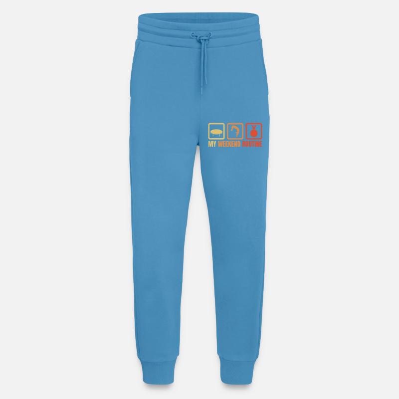 Ma routine du week-end - Pantalon de jogging bio décontracté fabriqué en UE -  Sol Blue