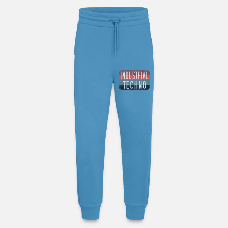 Industrial Techno Retro Gradient - Jogging Pants - made by SPREAD  -  Sol Blue