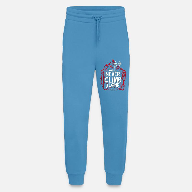 You'll never climb alone - Jogging Pants - made by SPREAD  -  Sol Blue