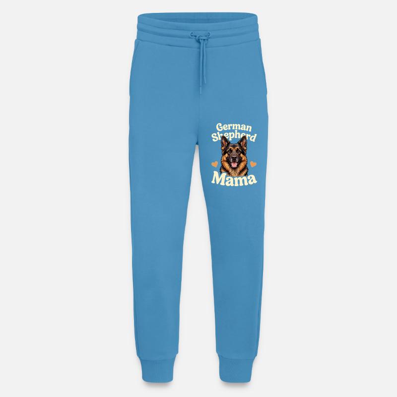 German Shepherd Mama Schäferhund Geschenk - Jogginghose - made by SPREAD -  Sol Blue
