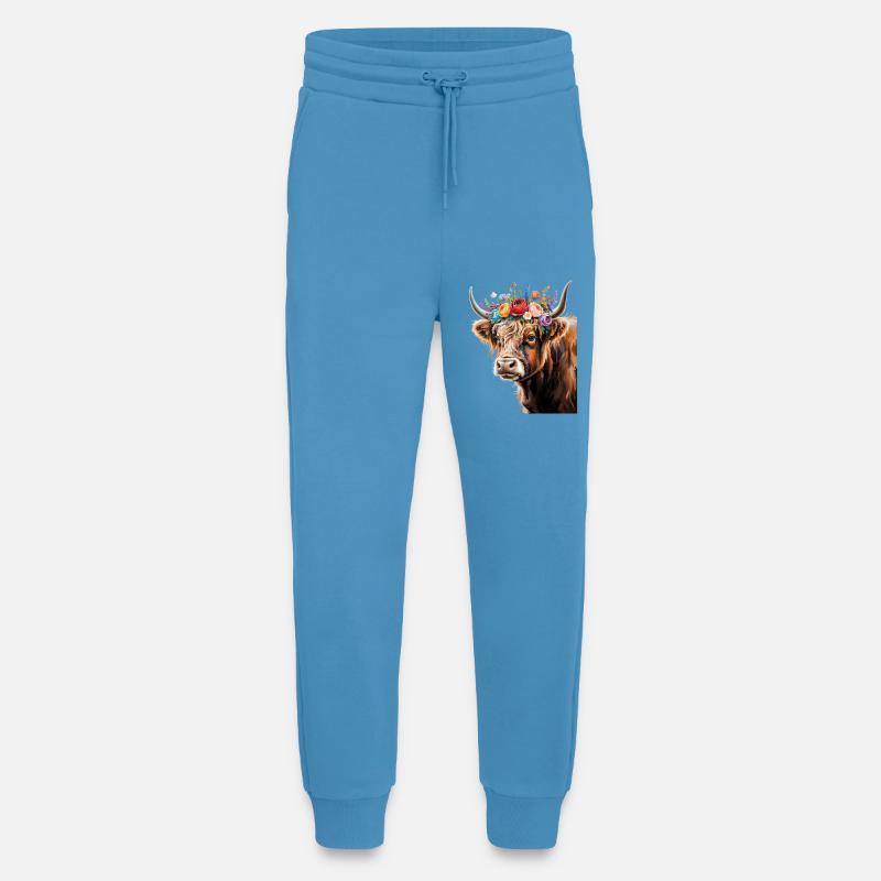 Kuh - Jogginghose - made by SPREAD - Sol Blue