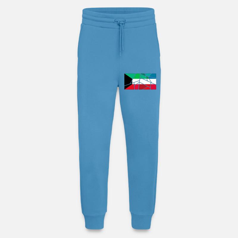 Flag Kuwait - Jogging Pants - made by SPREAD  -  Sol Blue