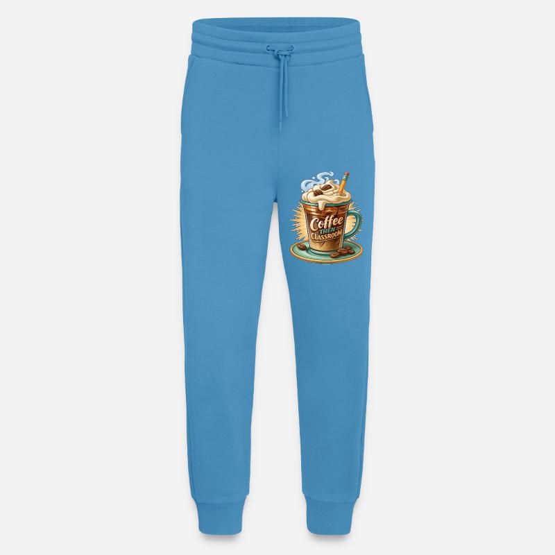 Coffee Then Classroom - Jogging Pants - made by SPREAD - Sol Blue