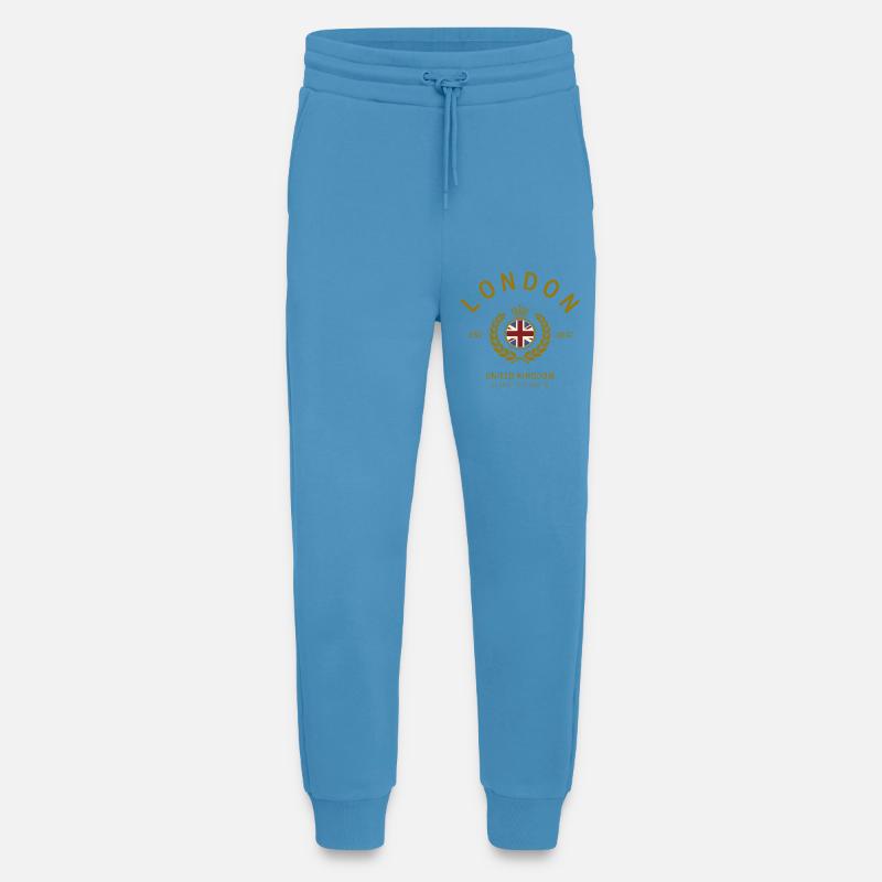 London Crown Emblem - Jogginghose - made by SPREAD - Sol Blue