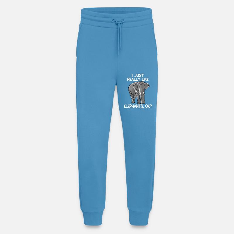 Elefanten-Grafik-Tee - Jogginghose - made by SPREAD - Sol Blue