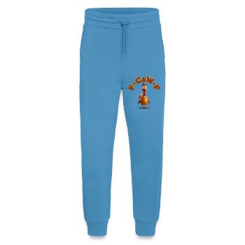 F-Caw Cartoon Hahn | lustige Bilder, Lifestyle - Jogginghose - made by SPREAD -  Sol Blue - Vorne