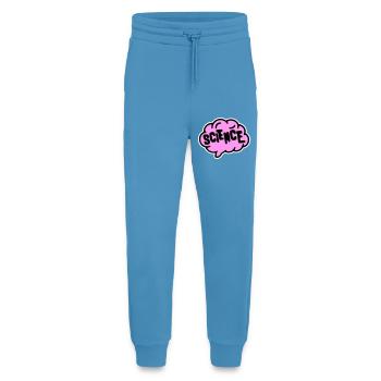 Déclaration scientifique : Déclaration sur l’éducation des nerds - Pantalon de jogging bio décontracté fabriqué en UE -  Sol Blue - Devant