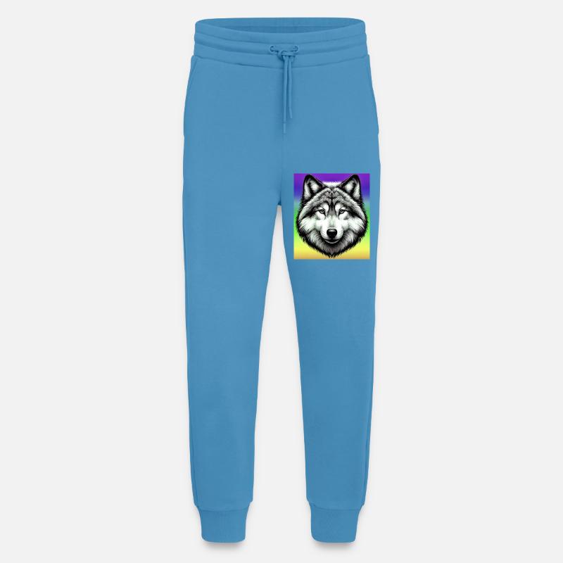 Wolf - Jogging Pants - made by SPREAD  -  Sol Blue